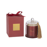 Bougie Parfumée J-Line Stolp Amour Rouge - ambiance chaleureuse dans un salon