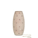 Lampe Bram en verre rouge de J-Line, vue de face