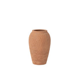 Vase Kaia en terracotta marron - vue de face