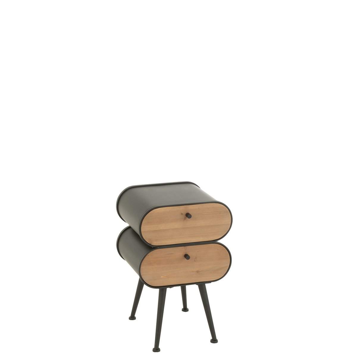 Vue d'ensemble de l'armoire de chevet J-Line sur fond neutre