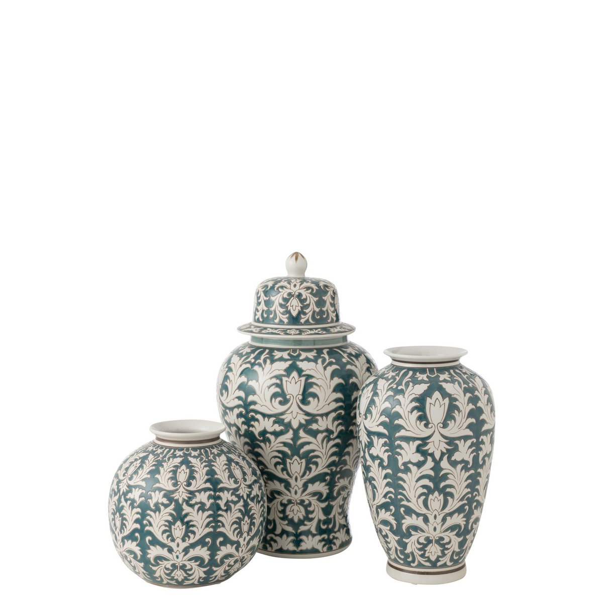 Vase J-Line Victoria avec des fleurs colorées pour une ambiance chaleureuse