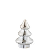 Sapin de Noël en verre argenté J-Line, élégant et festif