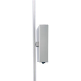 Lampe murale LED "Trevor" Nickel Matt, lampe murale en métal et en plastique en nickel Matt, avec des LED fermement construites, éclairage mural à l'intérieur de 62 x 10 x 4,5 cm