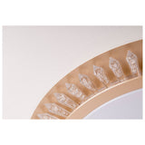 Plafond LED "Madison" Ø 48 cm, de nombreuses fonctions, en métal et en plastique, or, avec des LED intégrées, éclairage pour le salon ou le bureau