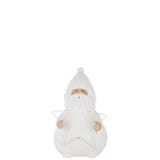Figurine J-Line Père Noël Étoile illuminée dans un salon