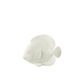 Figurine Vis Plat en polyrésine blanche de J-Line, vue de face