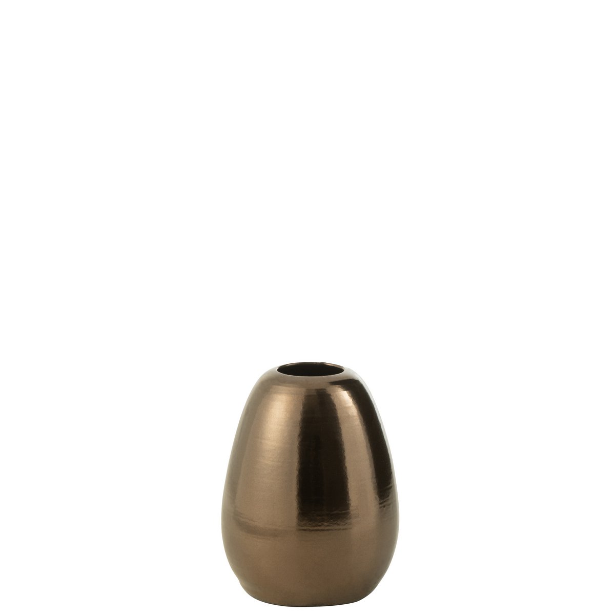 Vase J-Line en porcelaine noire, élégant et classique, 30 cm de haut