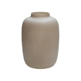 Vase Artic ivoire mat en verre