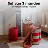 Plantenmand set Brooklyn Rood