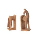 Serre-livres Horse Modern J-Line sur une étagère, ambiance déco