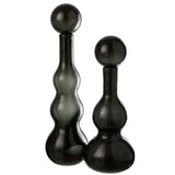 Vue latérale de la bouteille Carol J-Line en verre noir
