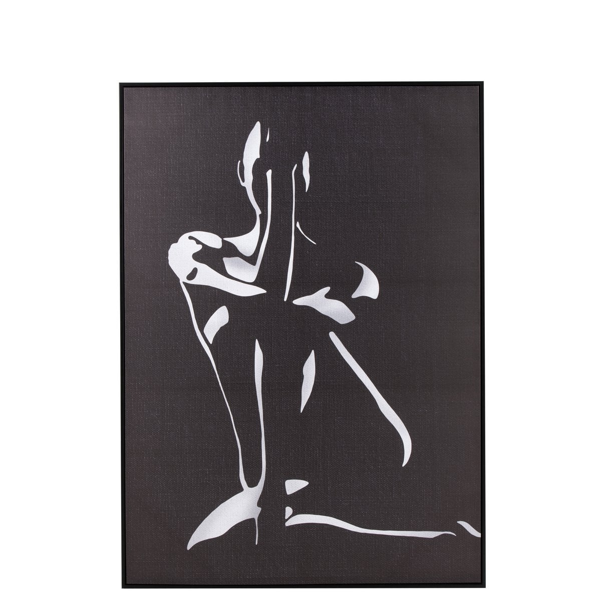 Décoration murale Femme installée dans un salon moderne