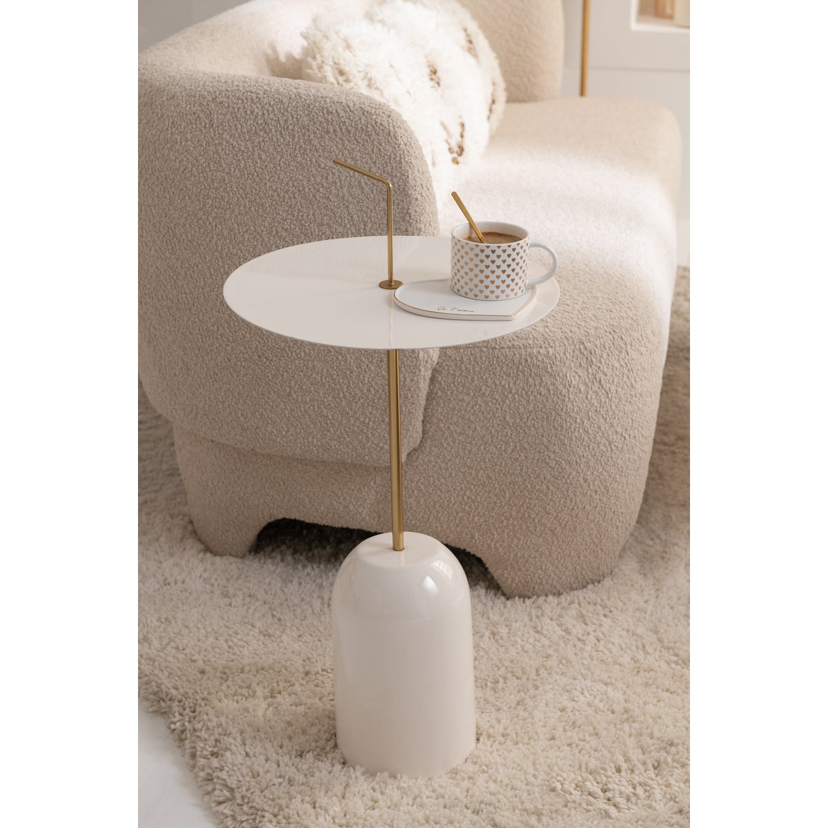 Table d'Appoint Disc J-Line avec décorations