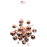 «Explosion» de la lampe en métal et en verre, versions G9, lampe suspendue pour salle à manger, salon, couloir ou bureau, Øca. 65 cm