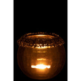 Détail du verre du bougeoir J-Line Volve
