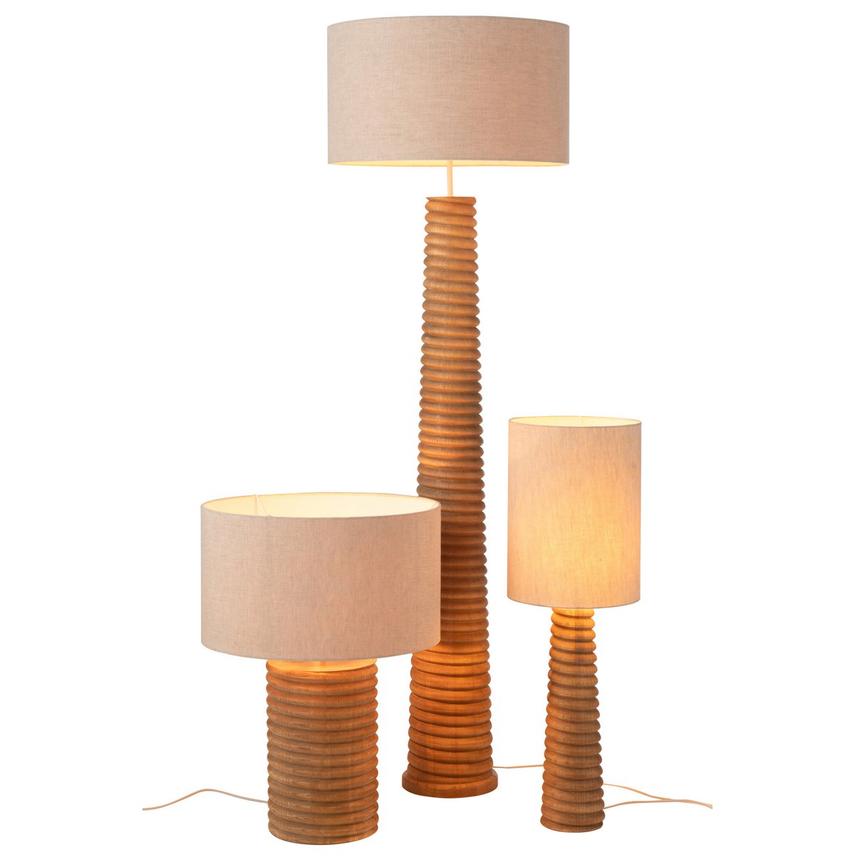 Vue latérale de la lampe J-Line, design scandinave