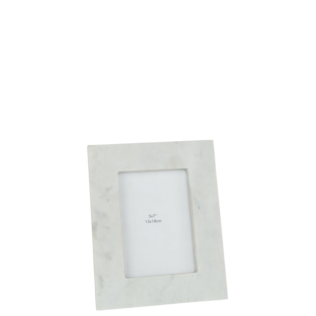 Cadre photo J-Line Marbre Blanc avec décor minimaliste