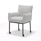 Fauteuil géant - coquille d'oasis en tissu, patin Wielen