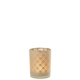 Détail de la lanterne J-Line en verre beige - design moderne
