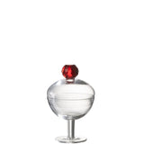 Pot de conservation J-Line Diamond sur une table en bois, décoratif et moderne.