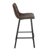 Chaise de bar Kent sur fond neutre, angle latéral