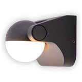 Lampe murale LED "Pallas", en métal et en plastique en anthracite, avec LED intégrée