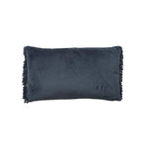 Coussin Velours Rosa bleu nuit 50x30