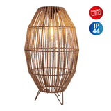 Lampe solaire LED "Korbinien" pour le jardin et la terrasse, le fromage extérieur en métal, en plastique et en jute de nature, solidement construite - LEDS, lampe solaire pour le jardin 34 x 19,58 cm