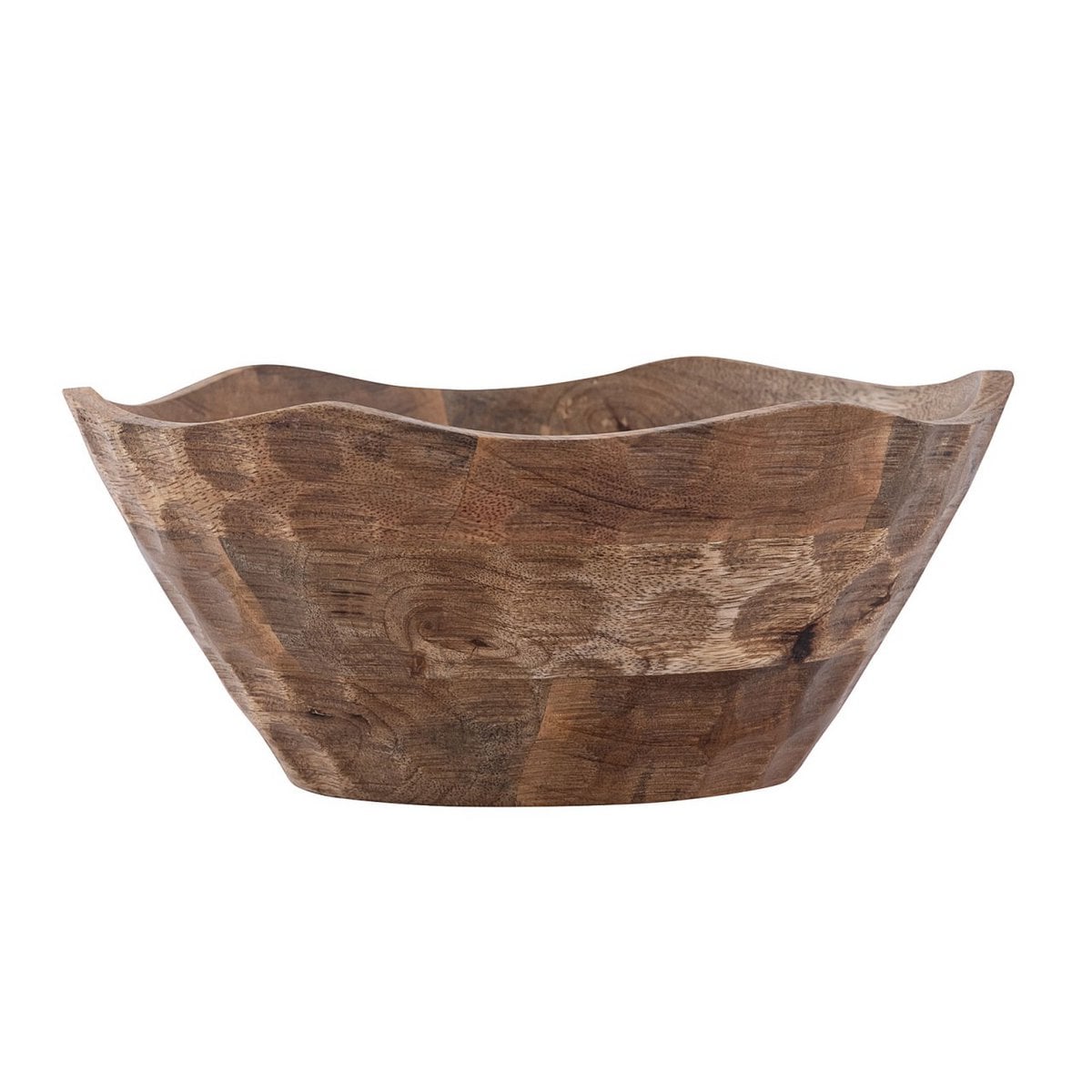 Bol en bois décoratif en bois Ø25 ou 30 cm H6cm rond Original Mangolz solide