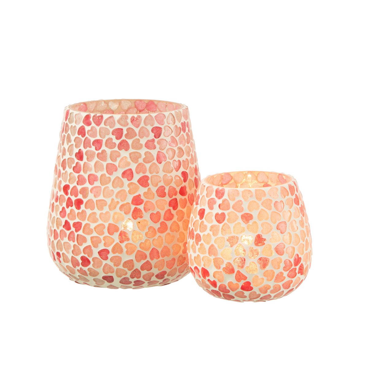 Ambiance chaleureuse avec le bougeoir J-Line Hart Mosaic