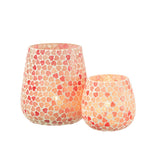 Ambiance chaleureuse avec le bougeoir J-Line Hart Mosaic