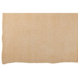 Détail du tissu en polyester de la couverture J-Line beige