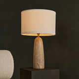 Lampe en travertin Isla