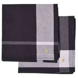 Lot de 2 serviettes de table La nonna Caviar 45 x 45