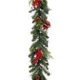 Guirlande de Noël Harvey Rouge