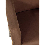 Chaises de salle à manger Ensemble 6 pièces Roard Armlehner fauteuil bilbao chaise rembourrée un fauteuil de fauteuil en marron Prairie Brown