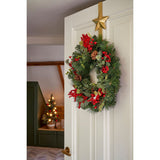 Couronne de Noël Harvey Rouge
