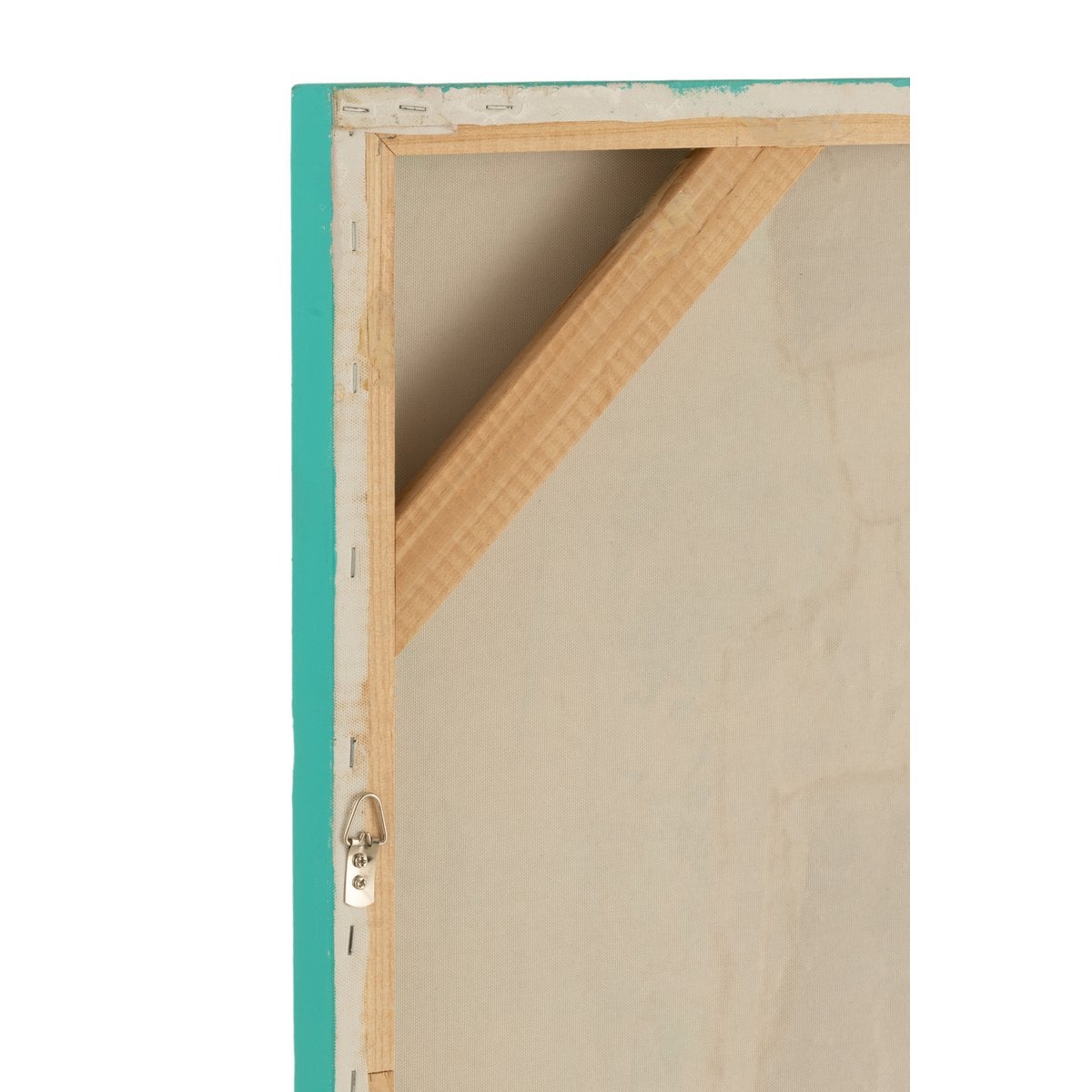 Peinture J-Line Fog - Tableau moderne multicolore sur toile