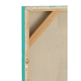 Peinture J-Line Fog - Tableau moderne multicolore sur toile