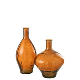 Vase J-Line High en verre marron, vue de face