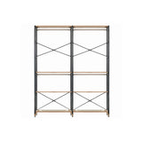 Étagère extensible Moebilia en métal et MDF vue de face