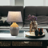 Lampe de table en céramique "tali" gris