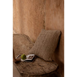 La Housse de Coussin Lin Damier - Naturel