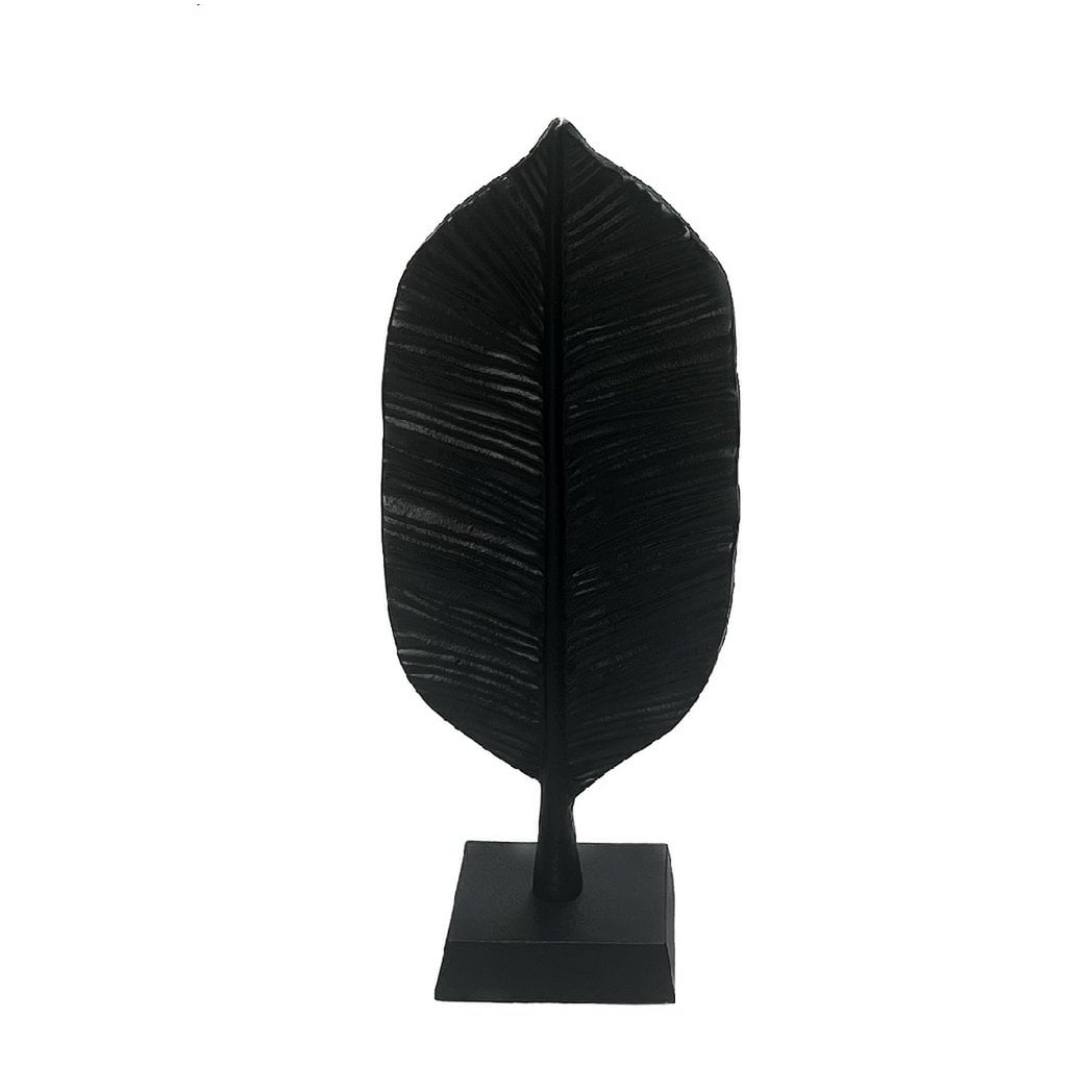 Ornement Lorena Black - Élégant ornement noir en métal, design moderne.