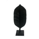 Ornement Lorena Black - Élégant ornement noir en métal, design moderne.