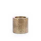 Le bougeoir Croco - Brass - M
