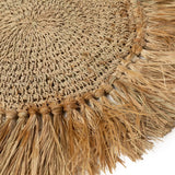 Le Set de Table en Raphia au Crochet - Naturel