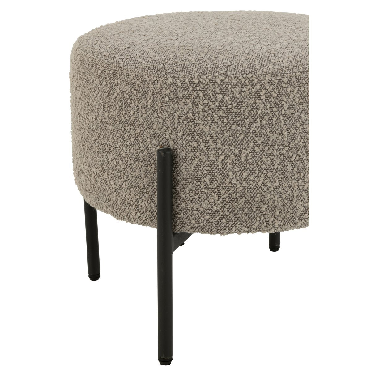 Détail du tissu polyester du tabouret Boucle J-Line