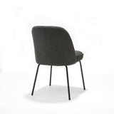 Tissu de chaise luxor aragon anthracite