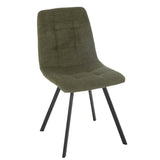 Chaise Clark J-Line, mise en scène avec des accessoires déco
